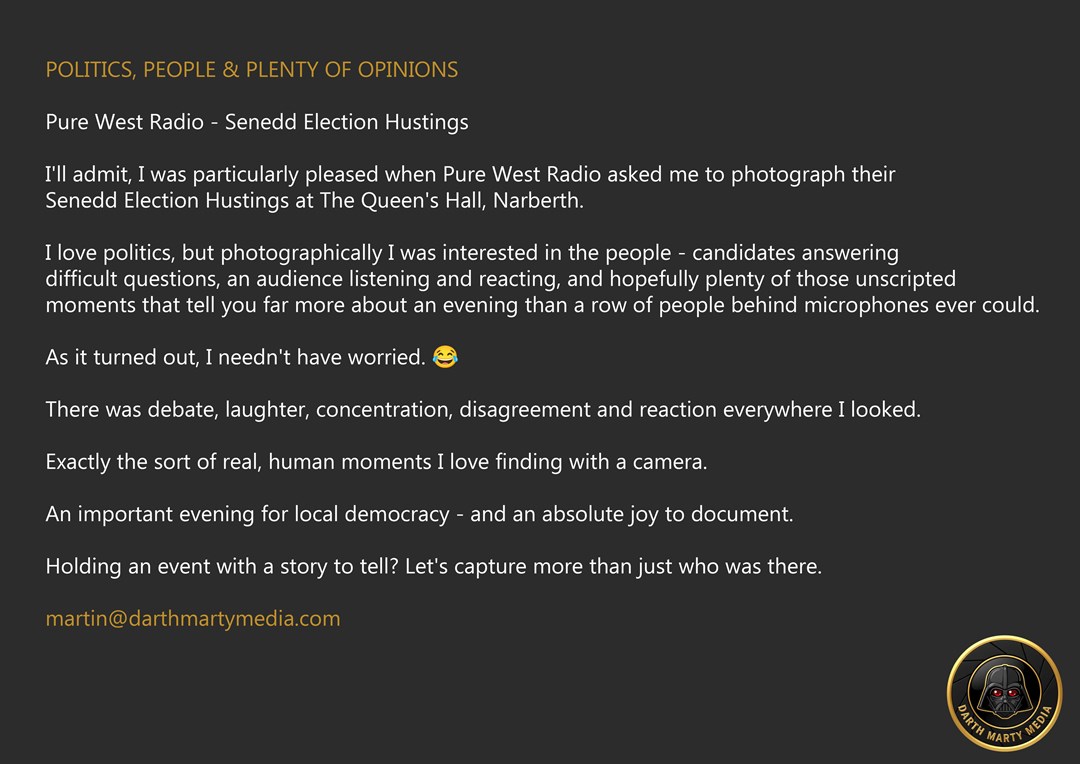PWR Political Hustings